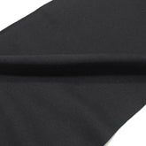 1x1 Circular Cotton Elastane Ribbing - Black