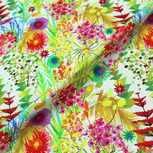 100% Cotton Tana Lawn™ Liberty Fabrics Tresco - yellow and green
