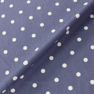 SPOTS HOME FURNISHING FABRIC - Denim Blue