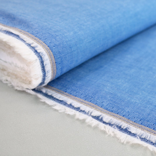 Chambray Cotton - Cornflower