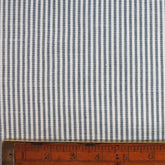 Chambray Stripe Home Furnishing Fabric - Blue