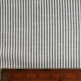 Chambray Stripe Home Furnishing Fabric - Grey